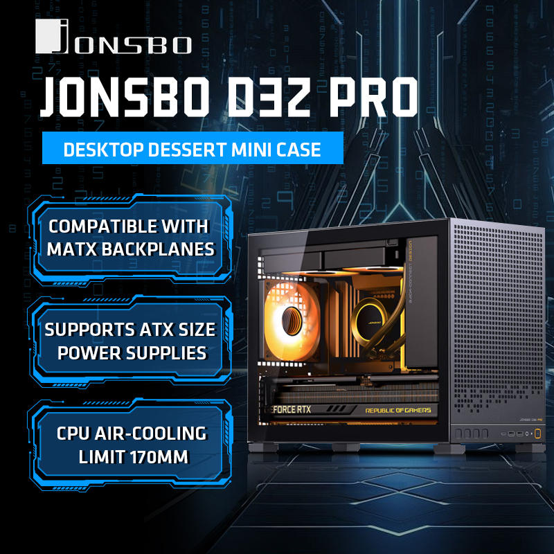 Pc Gaming Jonsbo - JONSBO D32 PRO Rear Plug Motherboard