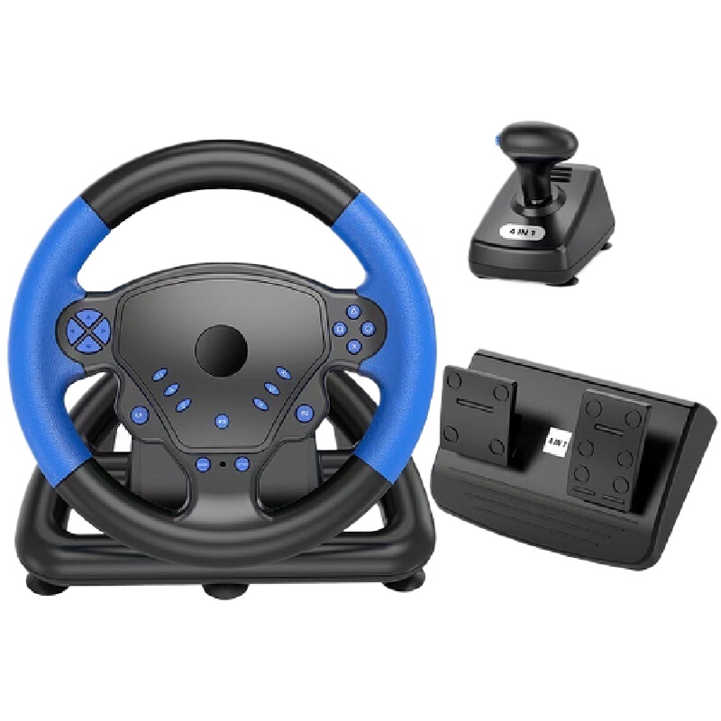 Pc Gaming Entry - Racing Game Steering Wheel Wireless 135‑Degree
