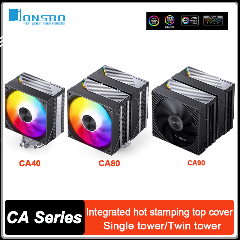 Pc Gaming Jonsbo - JONSBO CA40/CA80/CA90 CPU Cooler 4 Heat