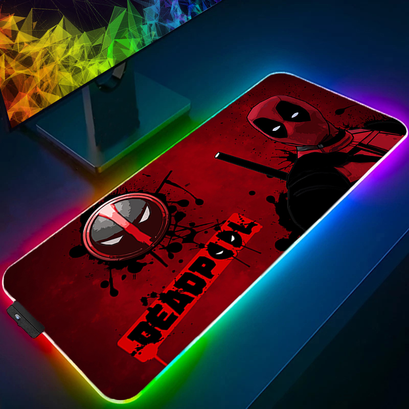Pc Gaming Keyboards - LED Mouse Pad Gaming Backlight Lock