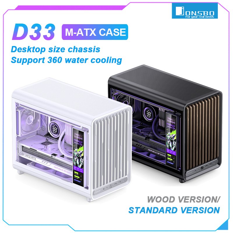 Pc Gaming Jonsbo - JONSBO D33 ATX MATX Desktop Case
