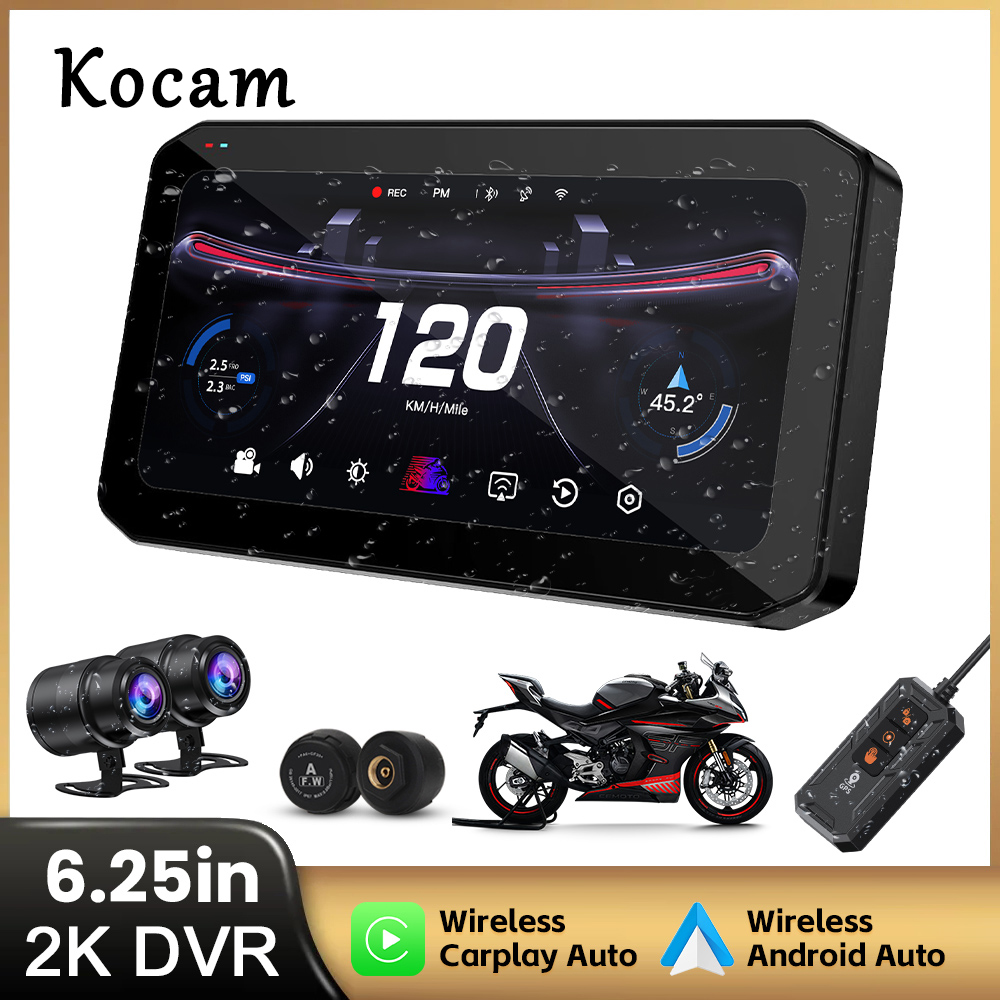 Pc Gaming Vr - 6.25 inch Carplay Motorcycle DVR Navigation