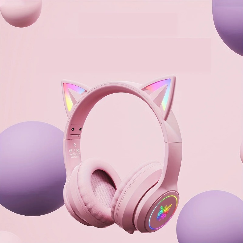 Onikuma B90 Pink Cat Ear Gamin - Pc Gaming Apple recension och pris