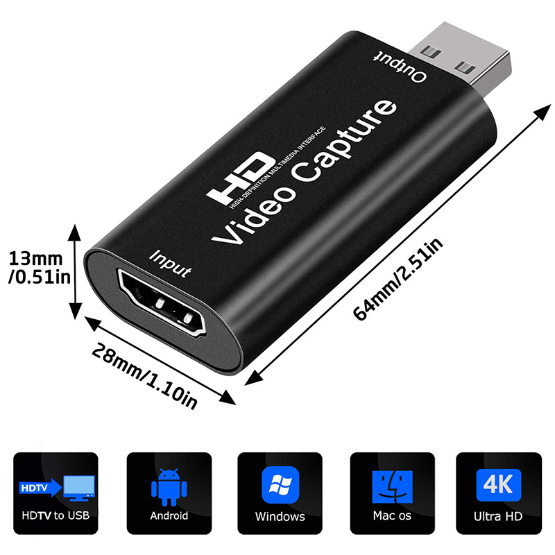 USB 2.0 Video Capture Card HD  - Sound Card Usb recension och pris