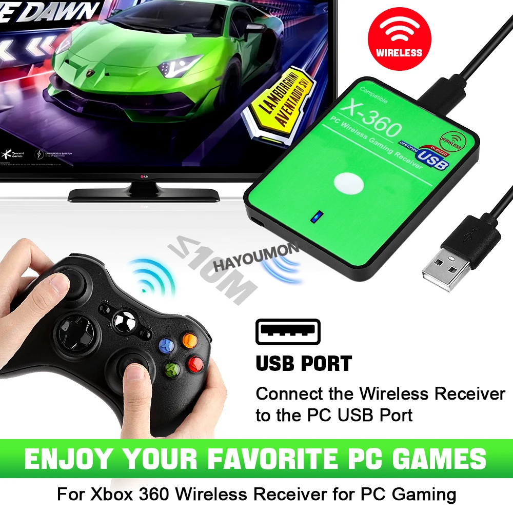 Wireless Gaming Receiver USB C - Pc Gaming Windows 7 recension och pris