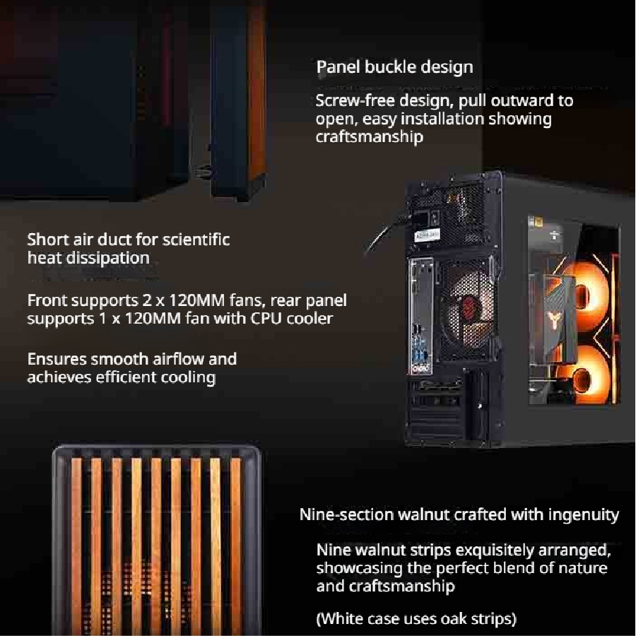WJCOOLMAN Craftsman 3 MTAX/ITX - Pc Gaming Dell recension och pris