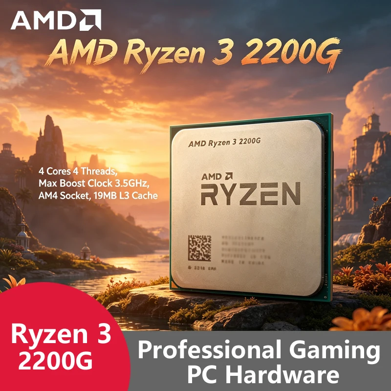 AMD Ryzen 3 2200G AM4 Budget A - Pc Gaming Entry recension och pris