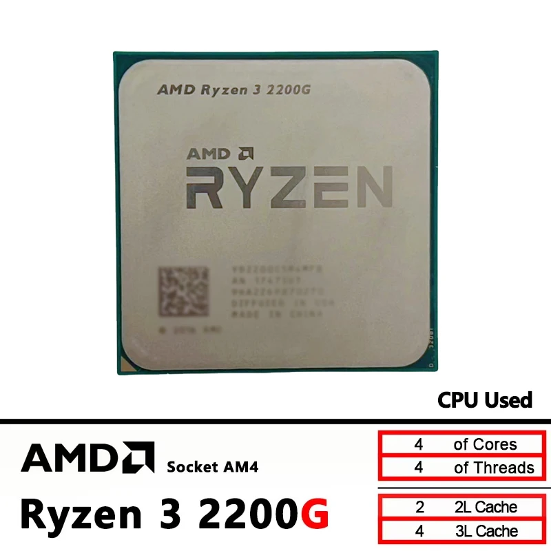 AMD Ryzen 3 2200G AM4 Budget A - Pc Gaming Entry recension och pris