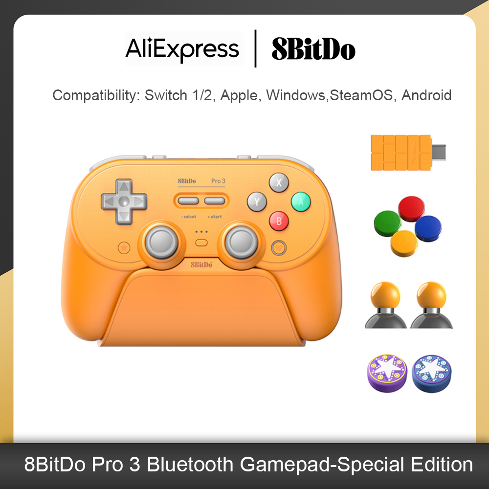 8BitDo Pro 3 Bluetooth Gaming  - Pc Gaming Apple recension och pris