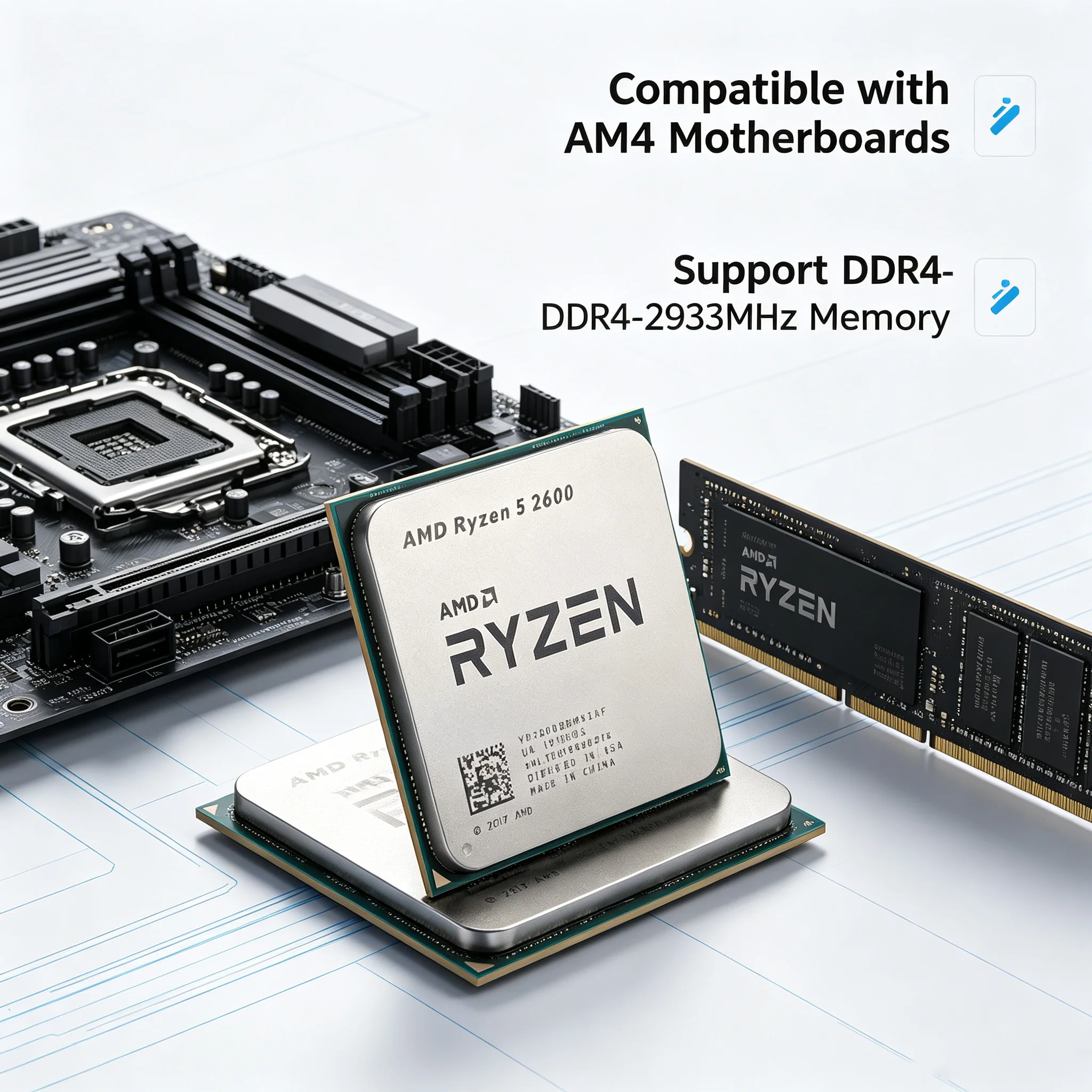 Universal AM4 Socket Processor - Pc Gaming Entry recension och pris