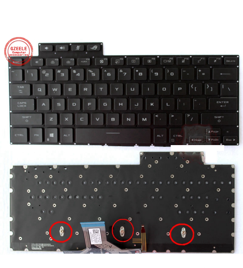 New US Backlit Keyboard for AS - No Rgb Gaming Pc recension och pris