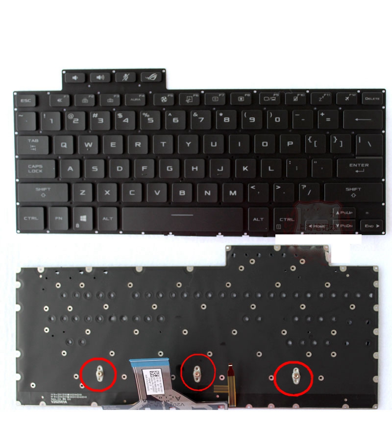 New US Backlit Keyboard for AS - No Rgb Gaming Pc recension och pris