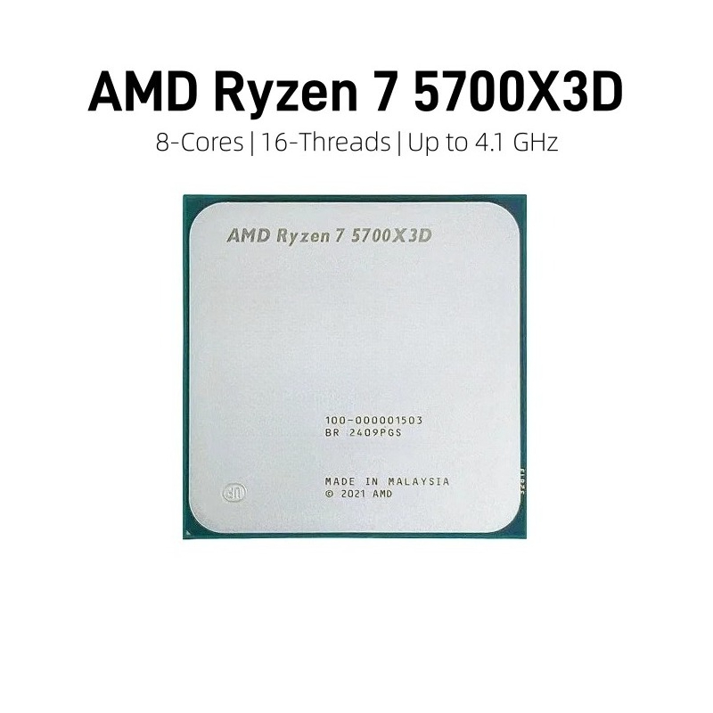 AMD Ryzen 7 5700X3D Bulk CPU f - Pc Gaming Amd Ryzen 7 recension och pris