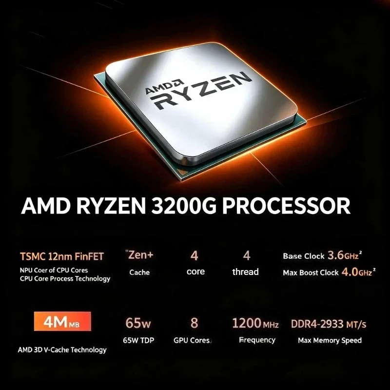 AMD Ryzen 3 3200G AM4 Entry Ga - Pc Gaming Entry recension och pris