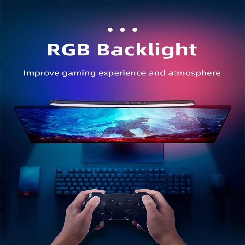 Curved LED Monitor Light Bar R - No Rgb Gaming Pc recension och pris