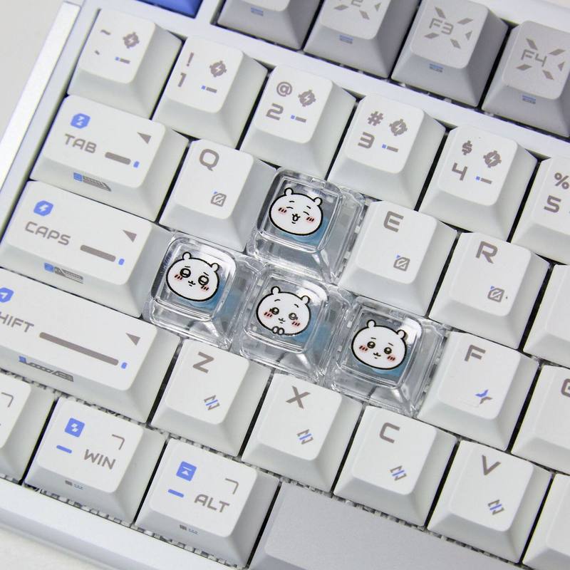 Chiikawa 4 Pcs Handmade Transp - Pc Gaming Keyboards recension och pris