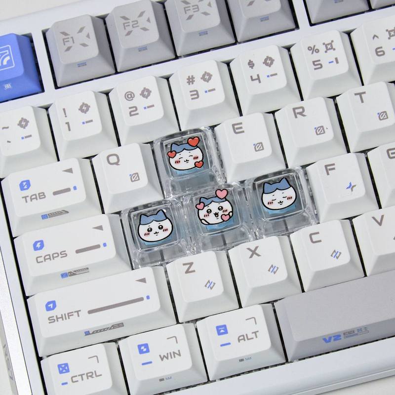 Chiikawa 4 Pcs Handmade Transp - Pc Gaming Keyboards recension och pris