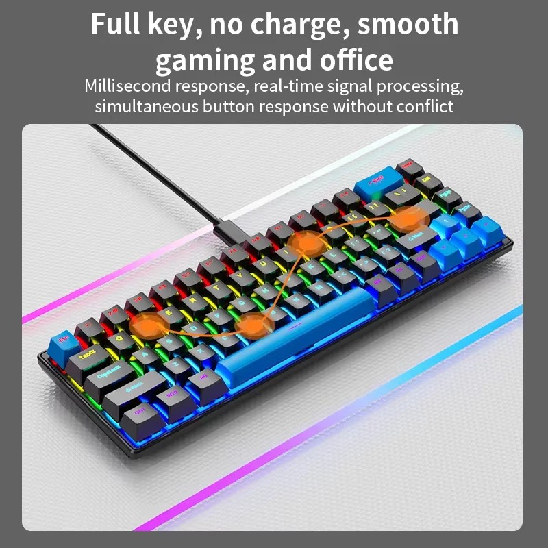 K68 Wired Mechanical Keyboard  - Pc Gaming Apple recension och pris