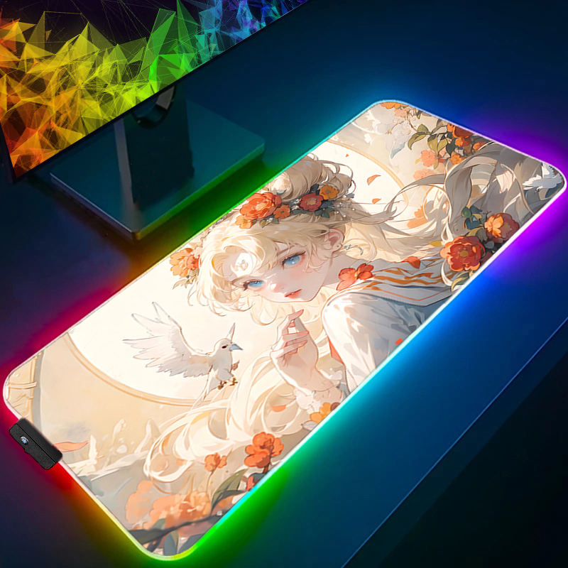 RGB Large Mouse Pad Gamer Keyb - No Rgb Gaming Pc recension och pris