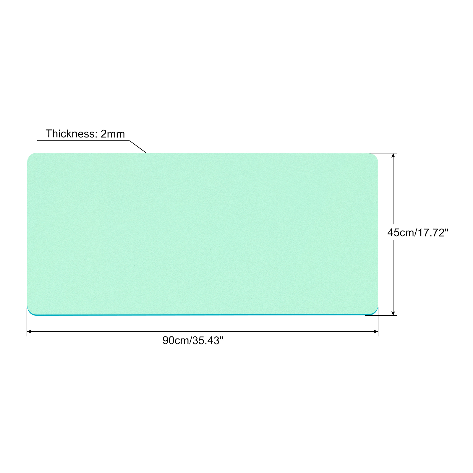 Office Desk Mat Protector PU L - Pc Gaming Keyboards recension och pris