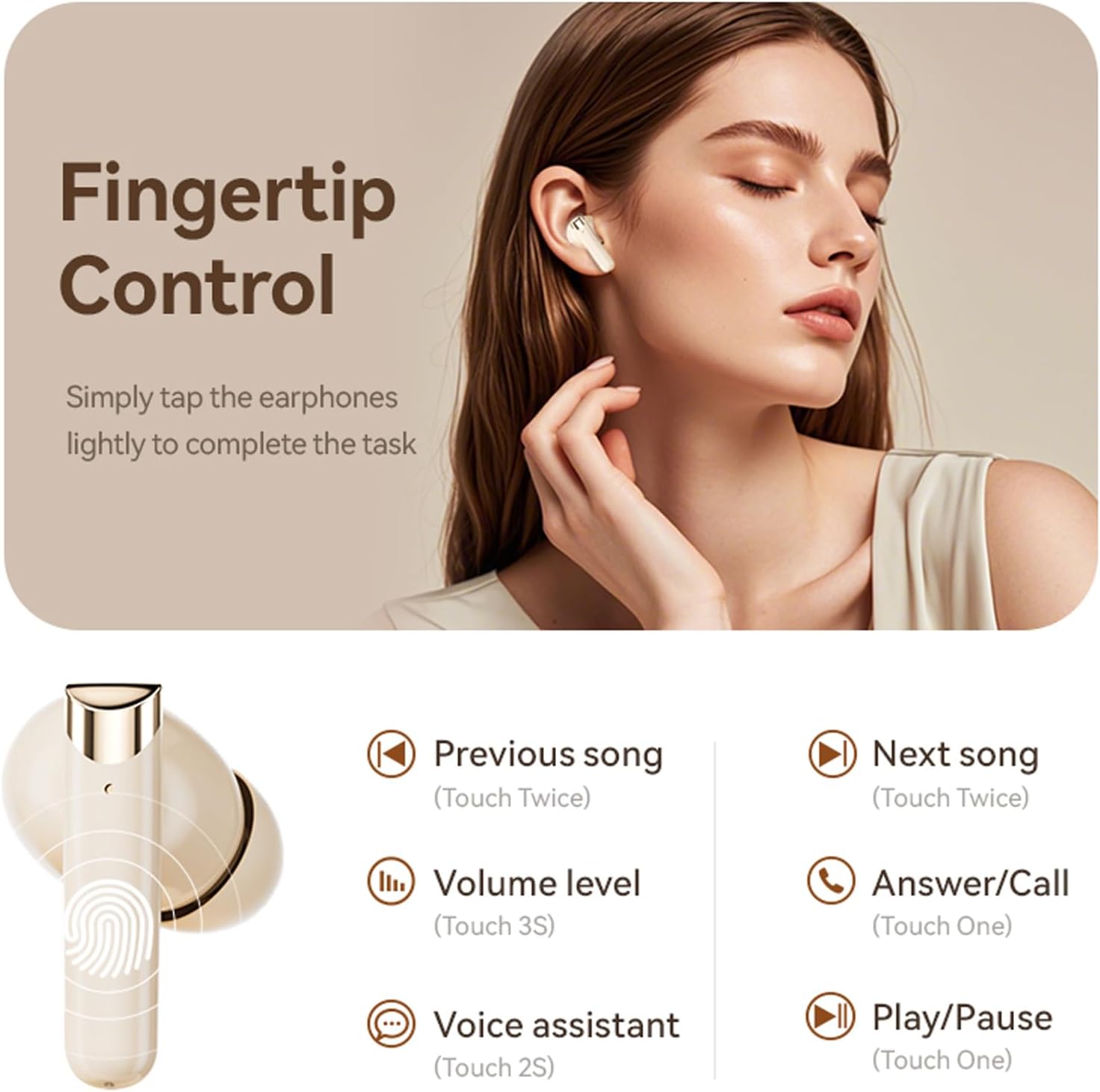 In-ear TWS Bluetooth 5.4 earph - Pc Gaming Apple recension och pris
