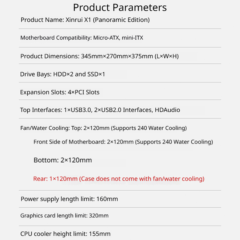 G-PARTNERS Xinrui X1 MATX Mini - Pc Gaming Dell recension och pris