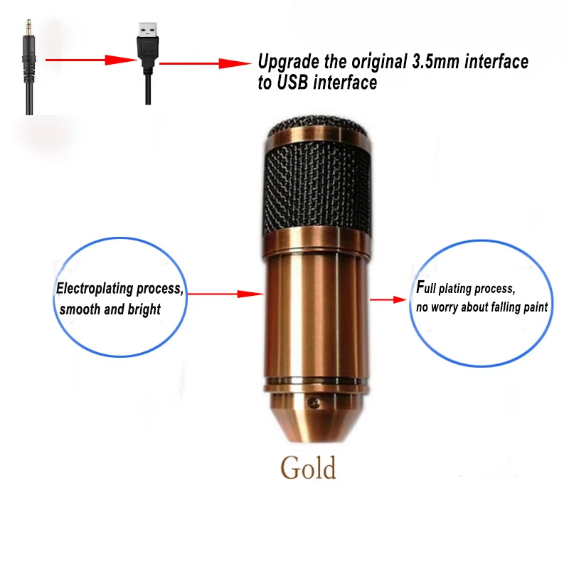 USB Condenser Microphone bm-80 - Pc Gaming Youtube recension och pris