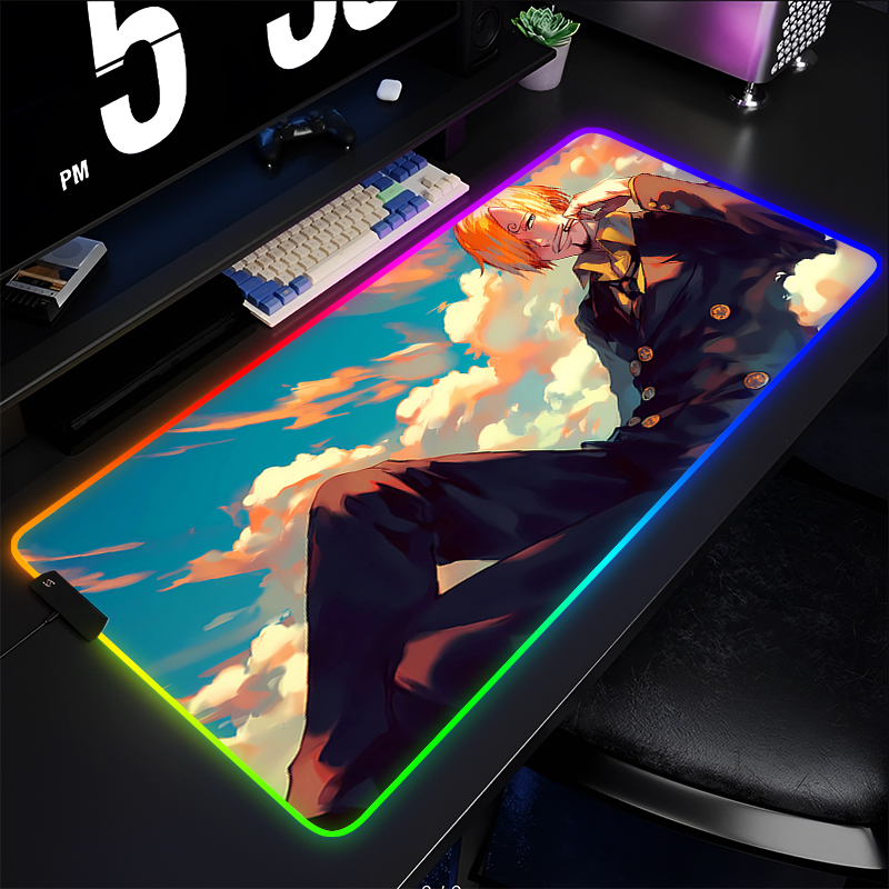 RGB Anime Mouse pad one piece  - No Rgb Gaming Pc recension och pris