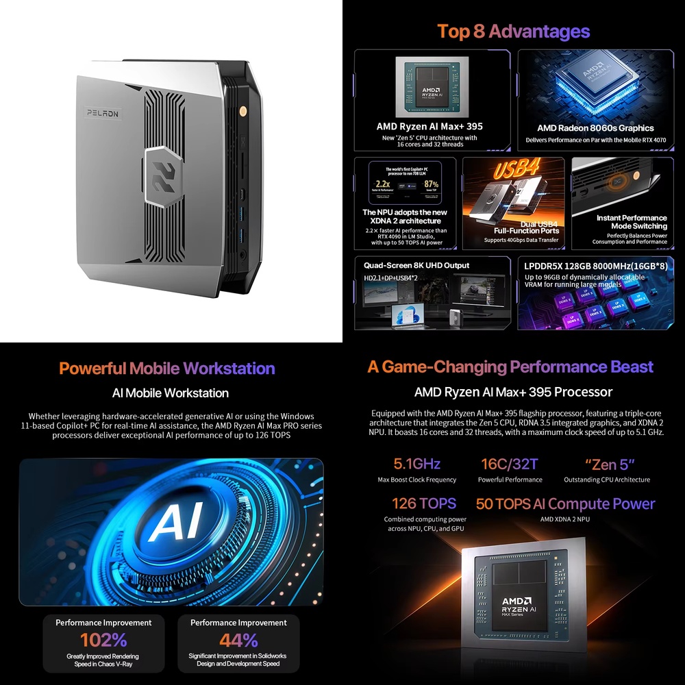 OpenClaw Ryzen AI Max+ 395 Min - Pc Gaming Ryzen recension och pris