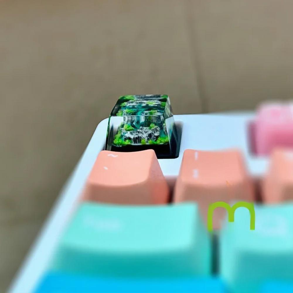 Mountain and Sea Keycaps Artis - No Rgb Gaming Pc recension och pris