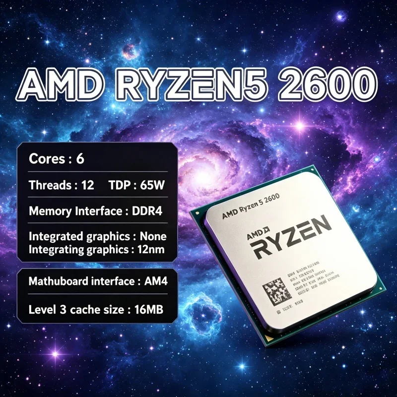 AMD Ryzen 5 2600 12nm Manufact - Pc Gaming Entry recension och pris