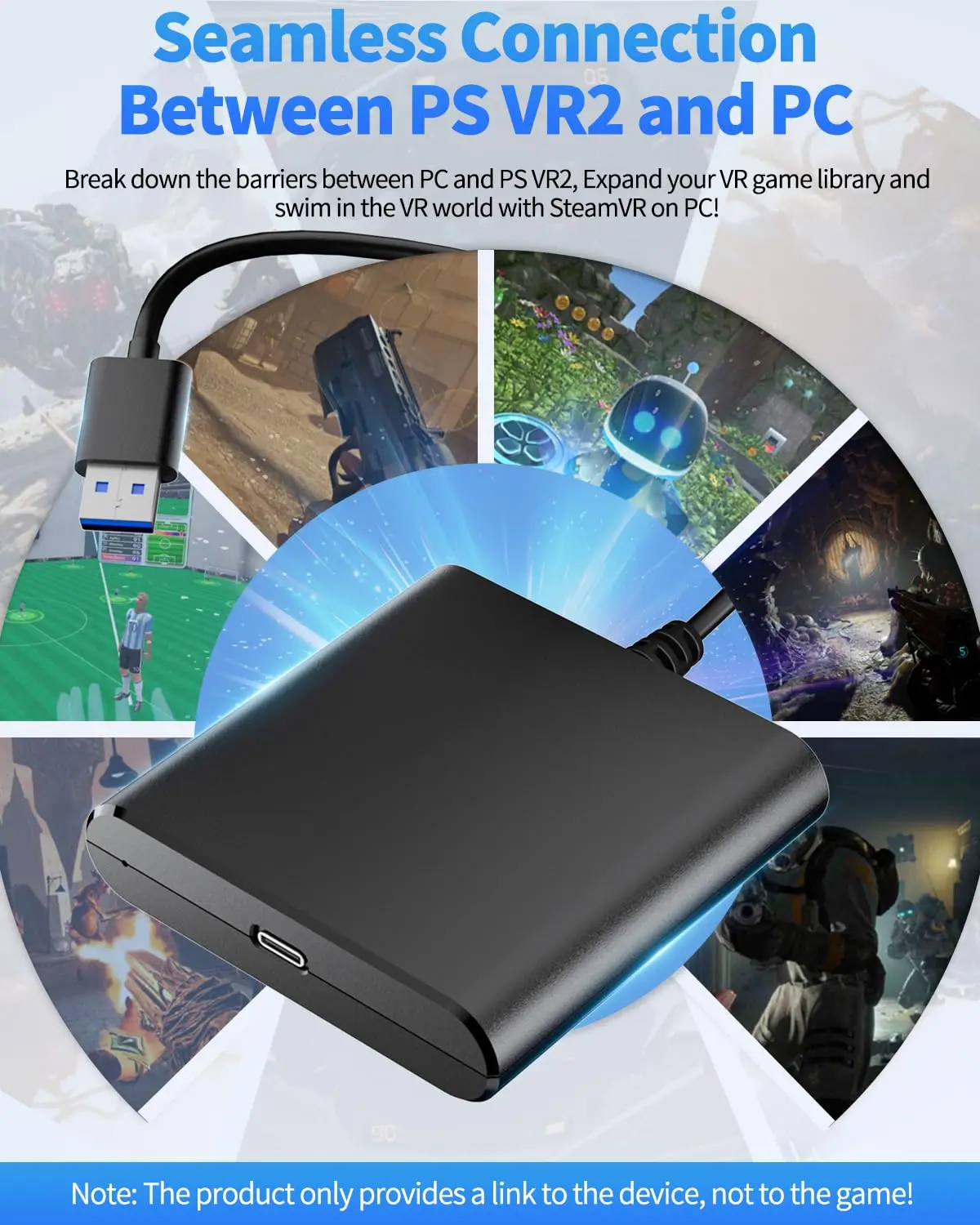 For PS5 VR2 PC Adapter PSVR2 C - Pc Gaming Vr recension och pris