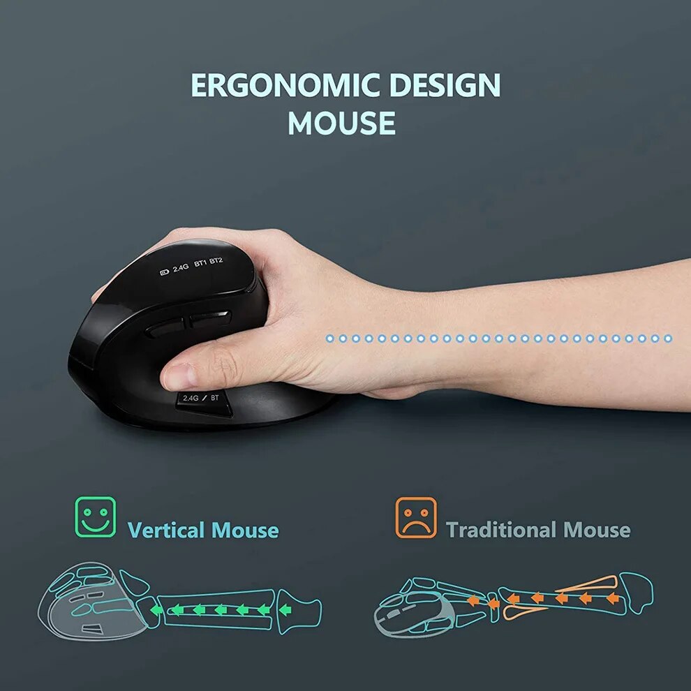 JOMAA 2.4G Wireless Mouse Rech - Pc Gaming Windows 7 recension och pris