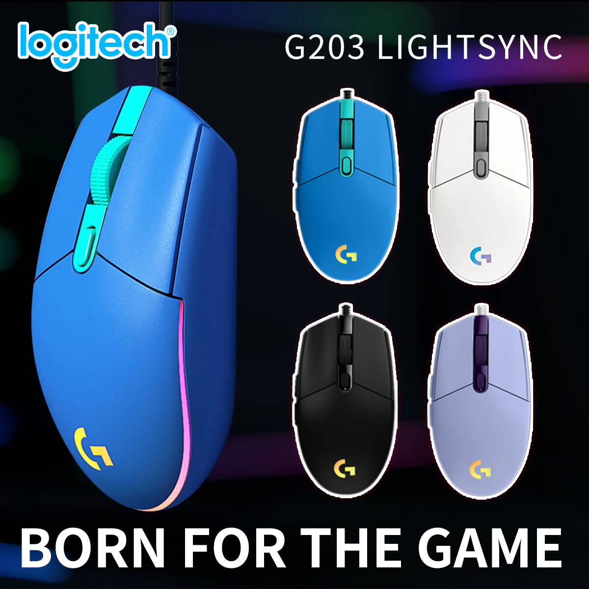 Logitech G203 Wired Gaming Mou - Pc Gaming Entry recension och pris