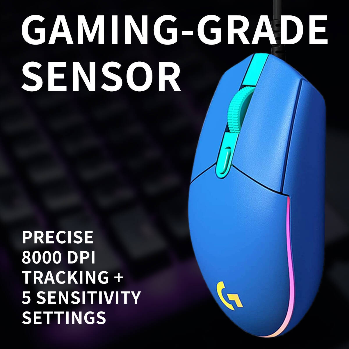 Logitech G203 Wired Gaming Mou - Pc Gaming Entry recension och pris