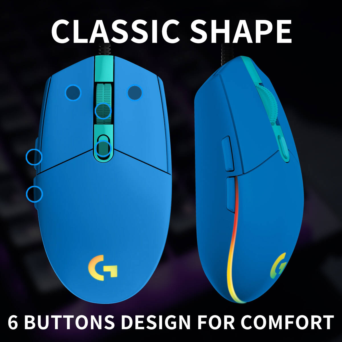 Logitech G203 Wired Gaming Mou - Pc Gaming Entry recension och pris