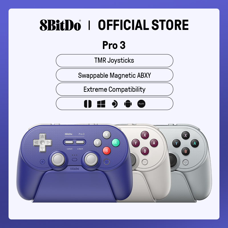 8BitDo Pro 3 Wireless Gaming C - Pc Gaming Apple recension och pris